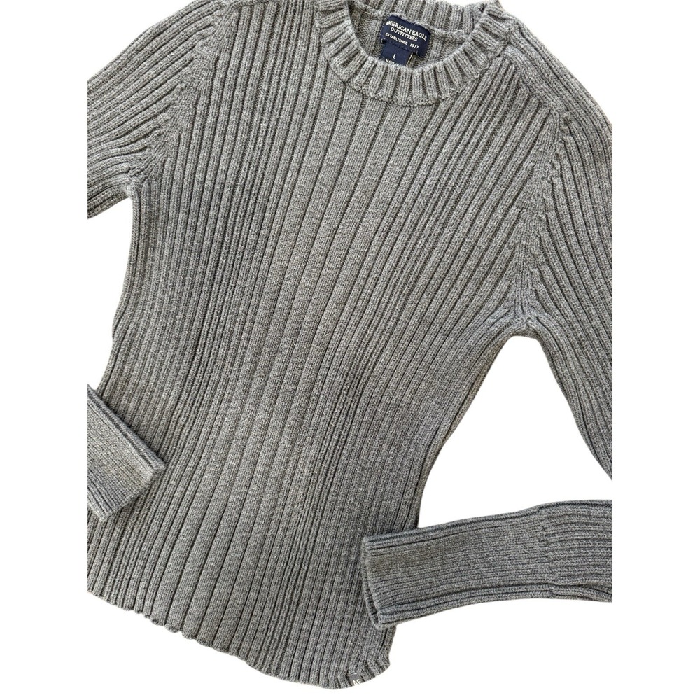 American Eagle Outfitters Youth Cable Knit Sweater Size Large‎ Preppy Cozy